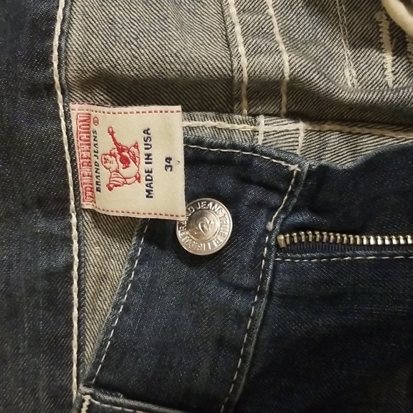 True Religion Brand Jeans 34 x 32 Relaxed Fit - Picture 3 of 9